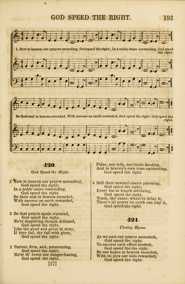 The Psalms of Life: A Compilation of Psalms, Hymns, Chants, Anthems, &c. Embodying the Spiritual, Progressive and Reformatory Sentiment of the Present Age page 193