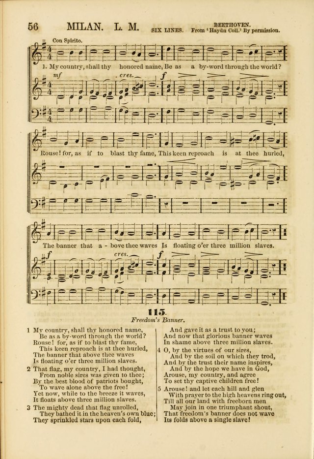 The Psalms of Life: A Compilation of Psalms, Hymns, Chants, Anthems, &c. Embodying the Spiritual, Progressive and Reformatory Sentiment of the Present Age page 56