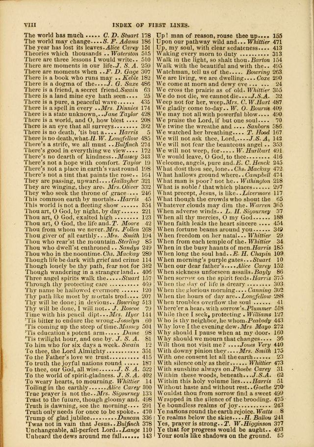 The Psalms of Life: A Compilation of Psalms, Hymns, Chants, Anthems, &c. Embodying the Spiritual, Progressive and Reformatory Sentiment of the Present Age page 8