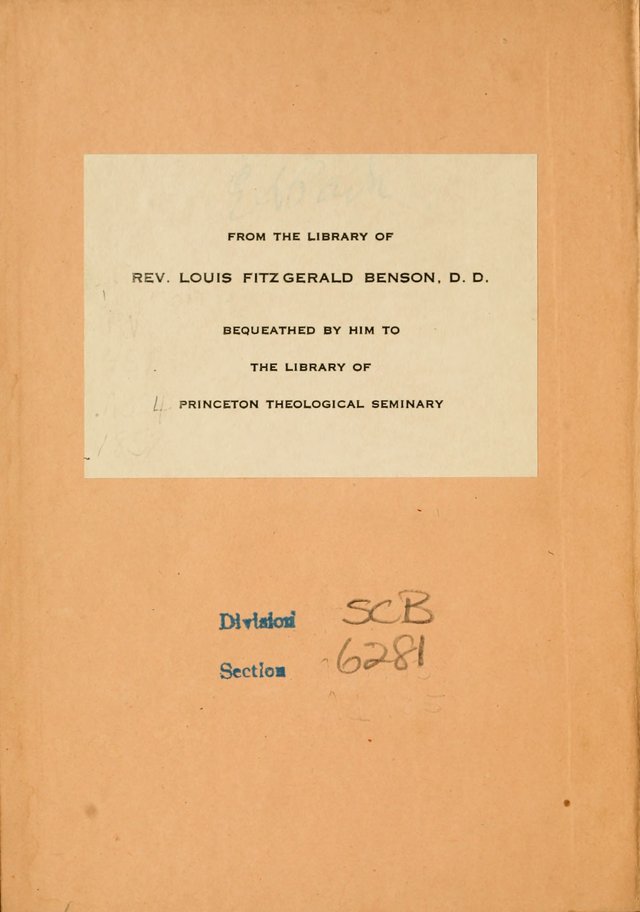 The Psalms of Life: A Compilation of Psalms, Hymns, Chants, Anthems, &c. Embodying the Spiritual, Progressive and Reformatory Sentiment of the Present Age page iii