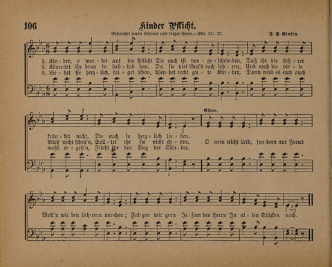 Pilger Lieder: für die Sonntagschule, Erbauungsstunde, Familie, u.s.w. page 106