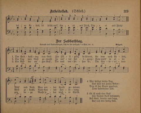 Pilger Lieder: für die Sonntagschule, Erbauungsstunde, Familie, u.s.w. page 119