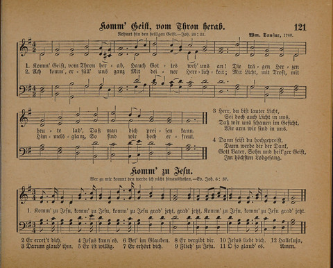 Pilger Lieder: für die Sonntagschule, Erbauungsstunde, Familie, u.s.w. page 121