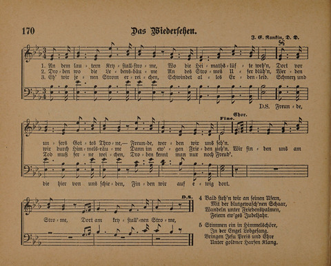Pilger Lieder: für die Sonntagschule, Erbauungsstunde, Familie, u.s.w. page 170