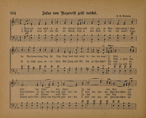 Pilger Lieder: für die Sonntagschule, Erbauungsstunde, Familie, u.s.w. page 184