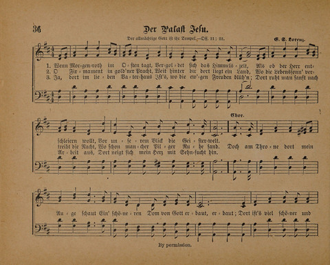 Pilger Lieder: für die Sonntagschule, Erbauungsstunde, Familie, u.s.w. page 36