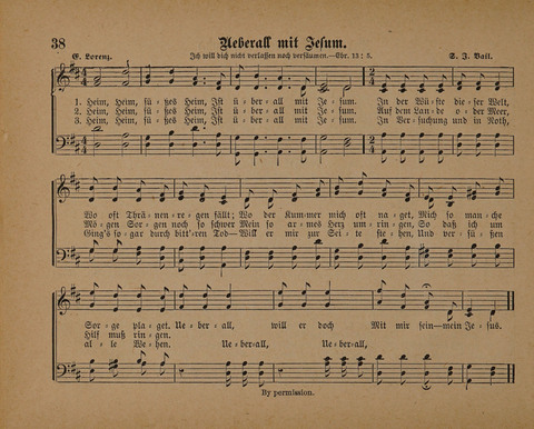 Pilger Lieder: für die Sonntagschule, Erbauungsstunde, Familie, u.s.w. page 38