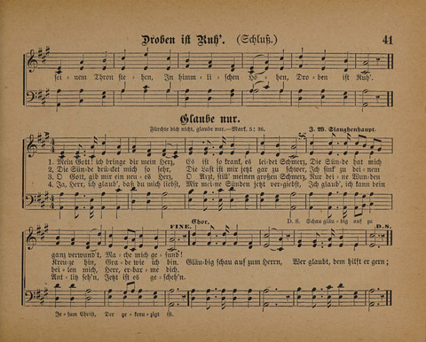 Pilger Lieder: für die Sonntagschule, Erbauungsstunde, Familie, u.s.w. page 41