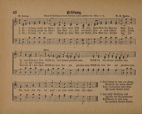 Pilger Lieder: für die Sonntagschule, Erbauungsstunde, Familie, u.s.w. page 42