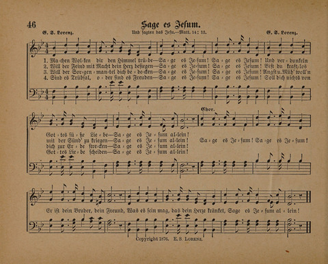Pilger Lieder: für die Sonntagschule, Erbauungsstunde, Familie, u.s.w. page 46