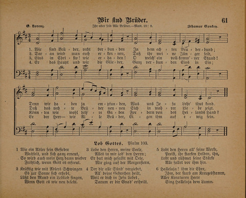 Pilger Lieder: für die Sonntagschule, Erbauungsstunde, Familie, u.s.w. page 61