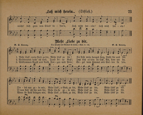 Pilger Lieder: für die Sonntagschule, Erbauungsstunde, Familie, u.s.w. page 73