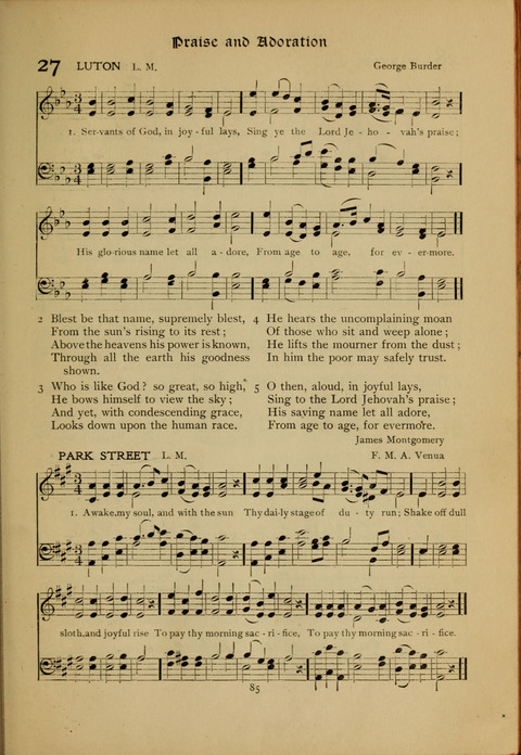 The Primitive Methodist Church Hymnal: containing also selections from scripture for responsive reading page 17