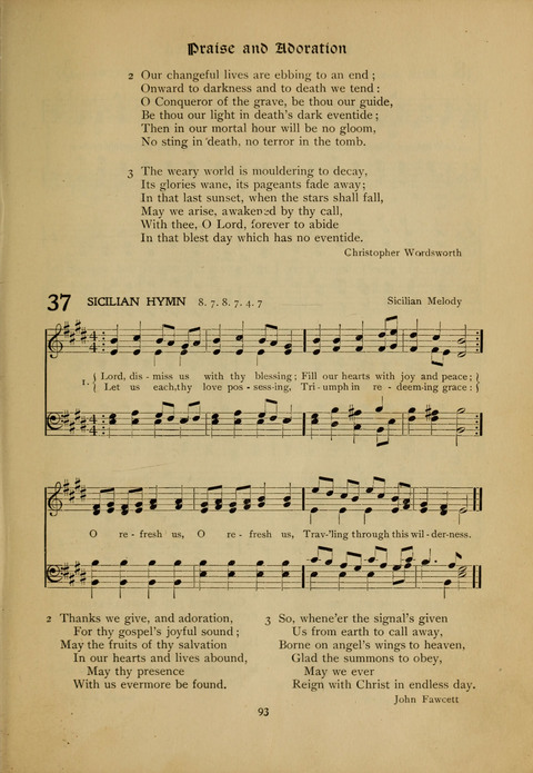 The Primitive Methodist Church Hymnal: containing also selections from scripture for responsive reading page 25