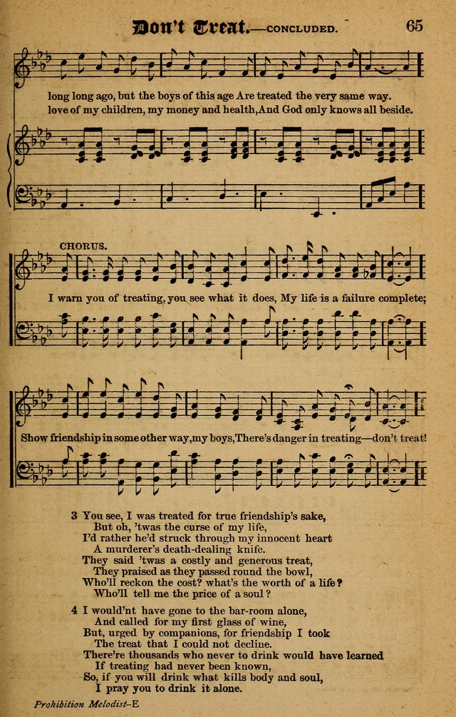 Prohibition Melodist: to which is added the Water Fairies (a temperance cantata) page 70