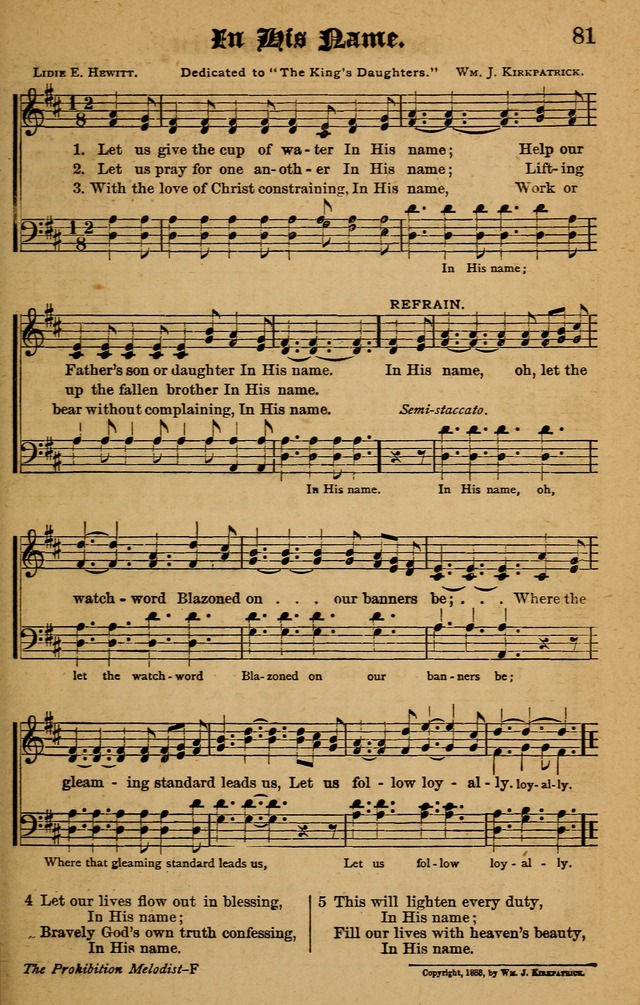 Prohibition Melodist: to which is added the Water Fairies (a temperance cantata) page 86