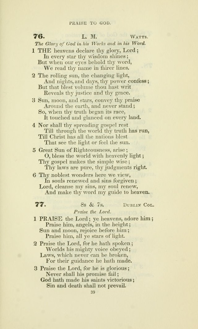 The Psalmist: a New Collection of Hymns for the Use of the Baptist Churches page 112
