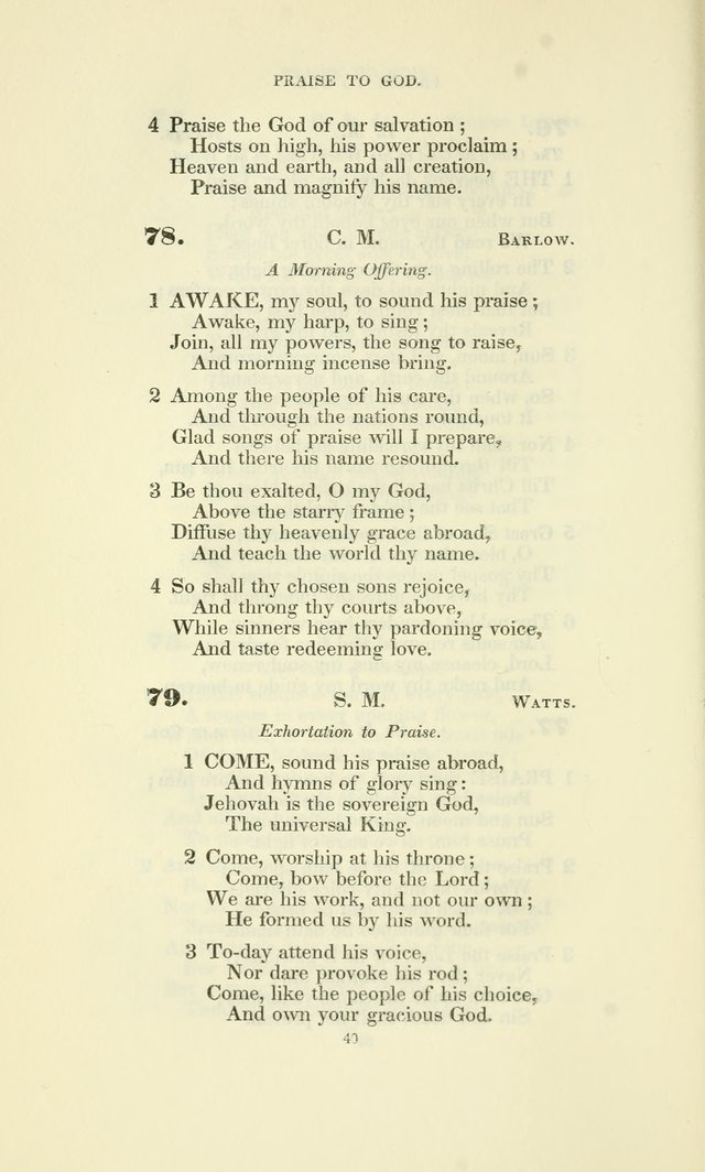 The Psalmist: a New Collection of Hymns for the Use of the Baptist Churches page 113