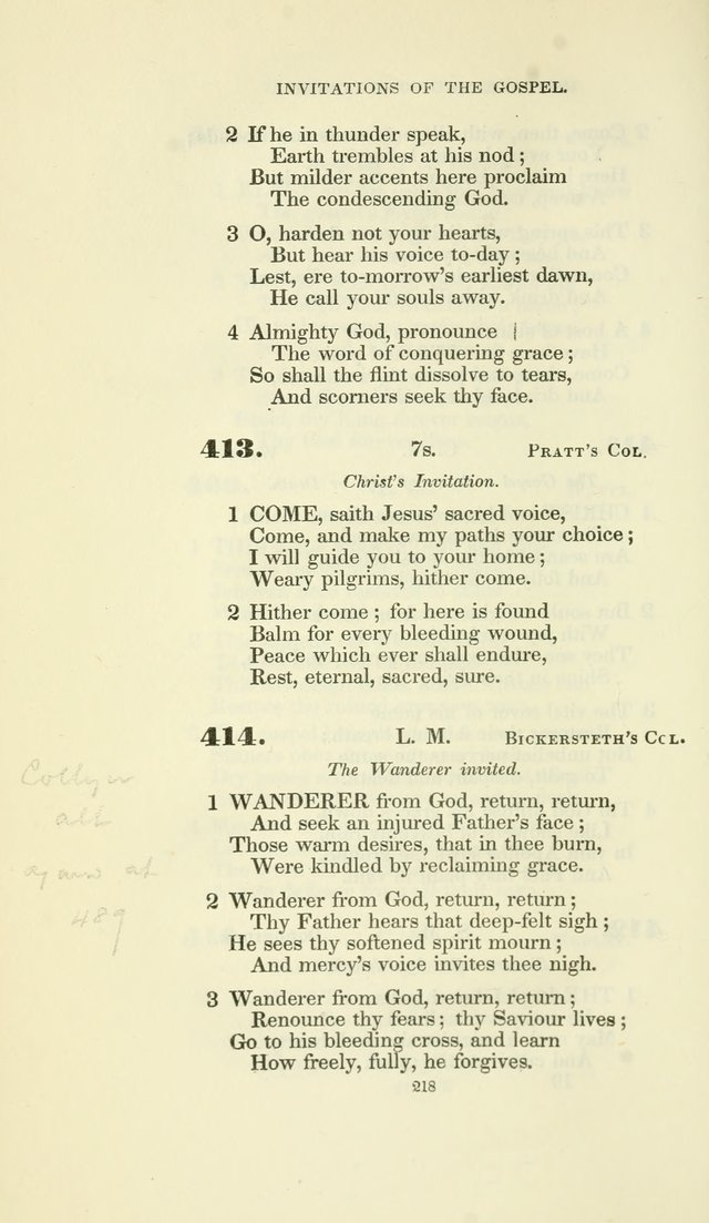The Psalmist: a New Collection of Hymns for the Use of the Baptist Churches page 291