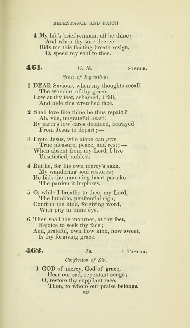 The Psalmist: a New Collection of Hymns for the Use of the Baptist Churches page 316