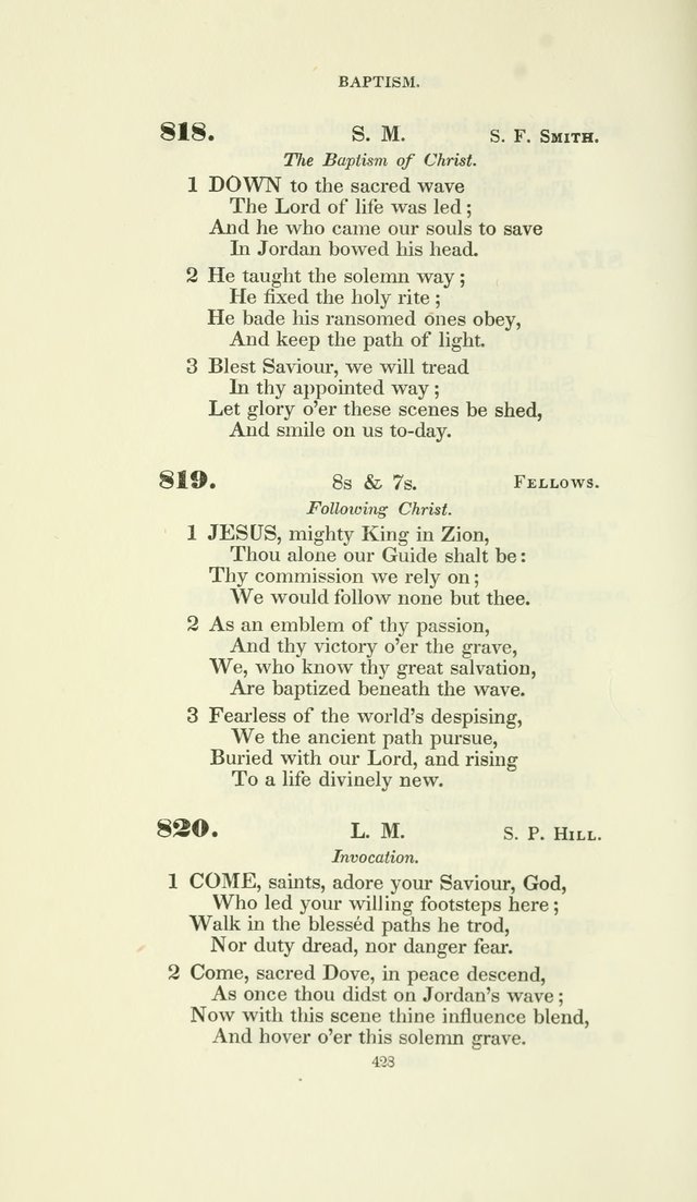 The Psalmist: a New Collection of Hymns for the Use of the Baptist Churches page 501