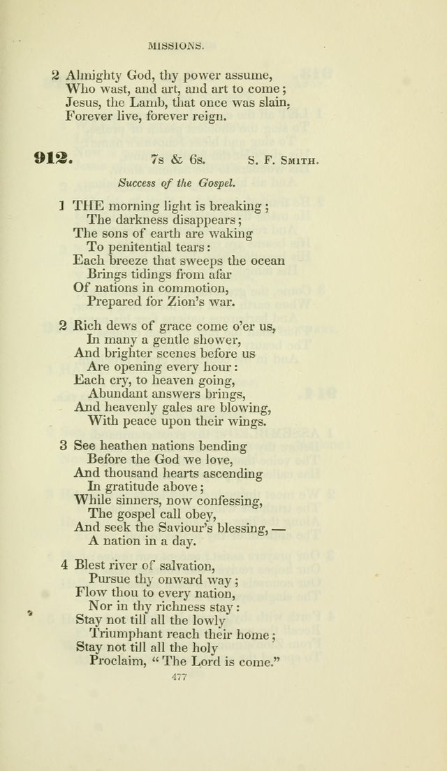 The Psalmist: a New Collection of Hymns for the Use of the Baptist Churches page 550