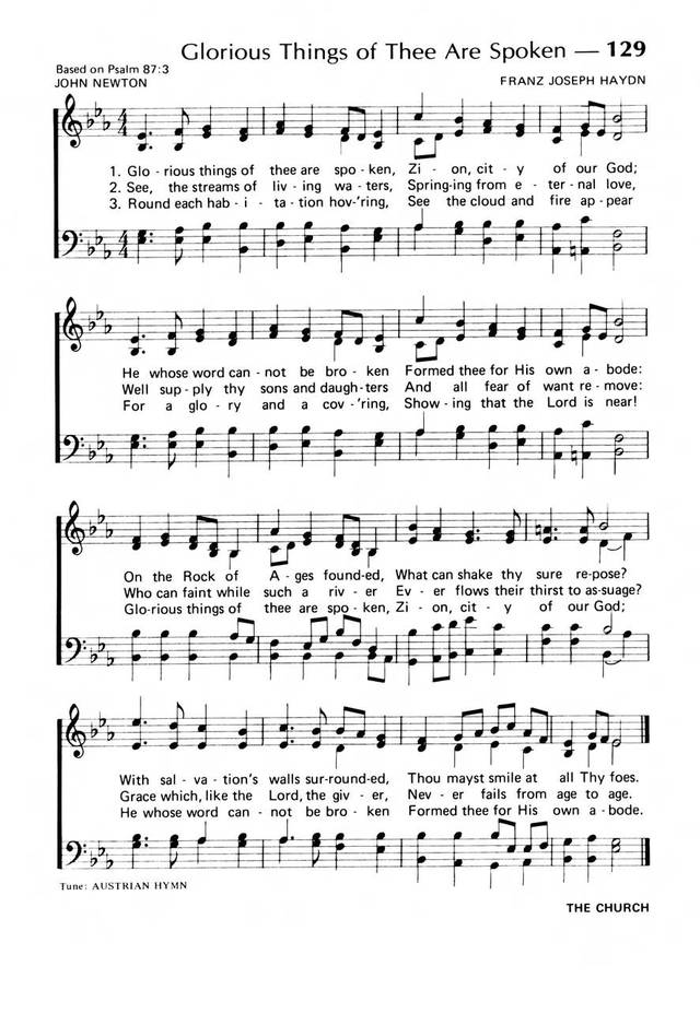 Praise! Our Songs and Hymns page 105