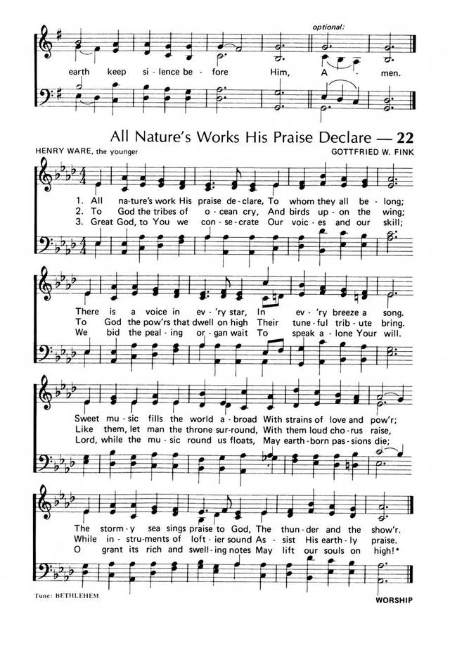Praise! Our Songs and Hymns page 18