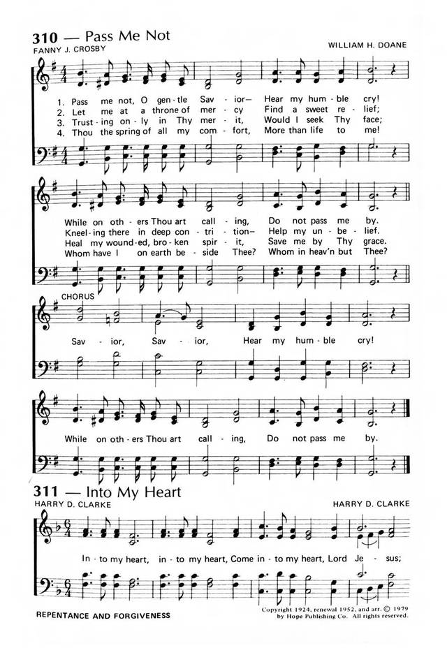 Praise! Our Songs and Hymns page 264