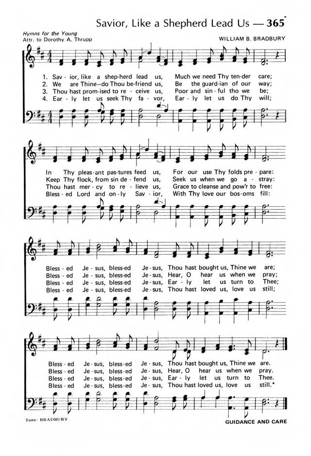 Praise! Our Songs and Hymns page 313