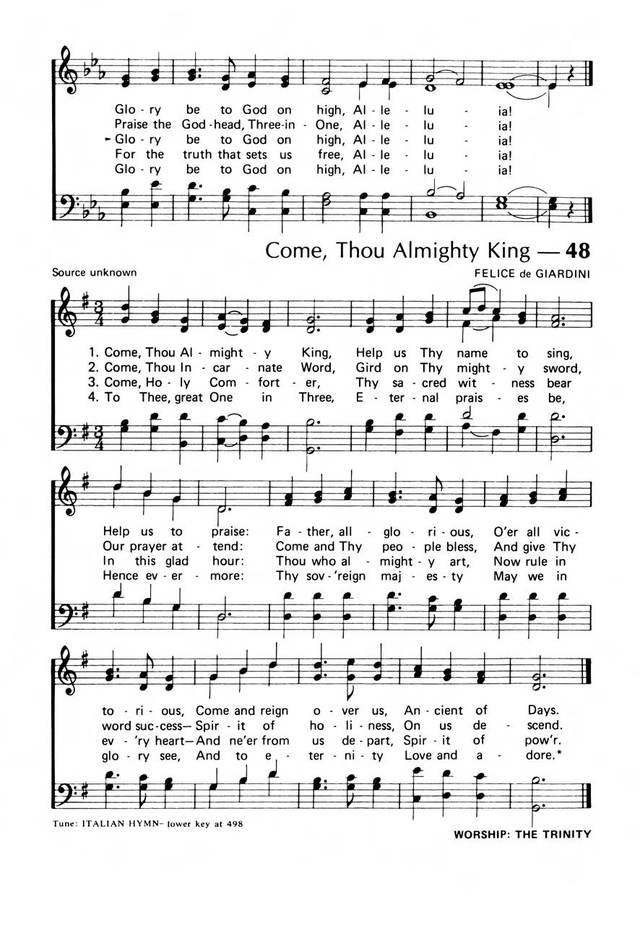 Praise! Our Songs and Hymns page 36