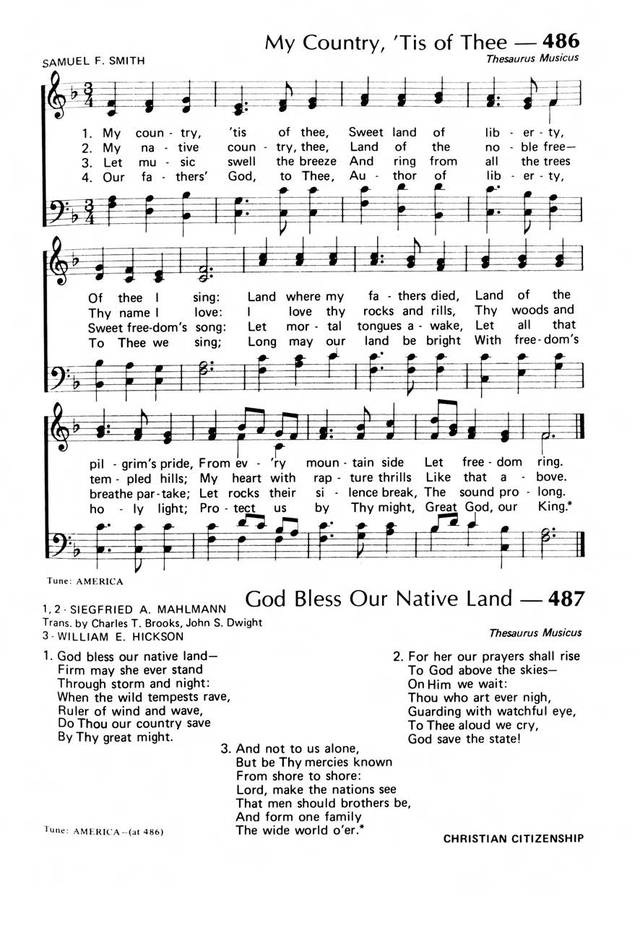 Praise! Our Songs and Hymns page 419