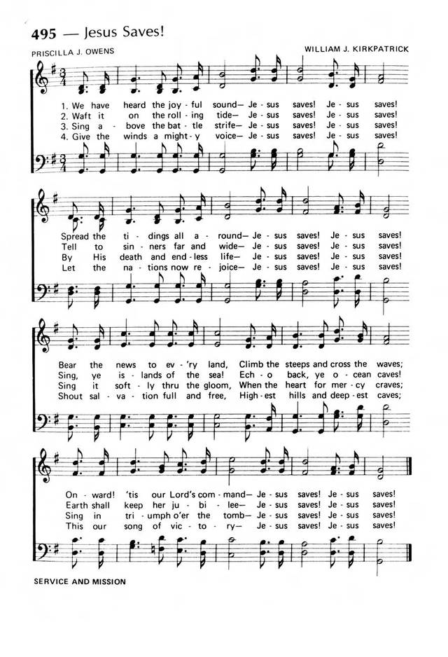 Praise! Our Songs and Hymns page 426