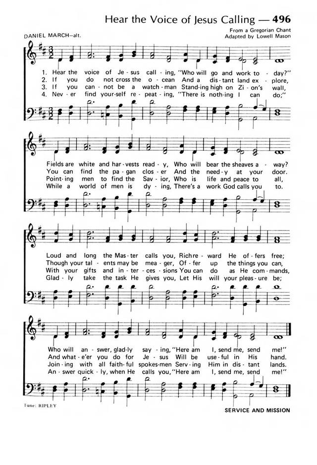 Praise! Our Songs and Hymns page 427