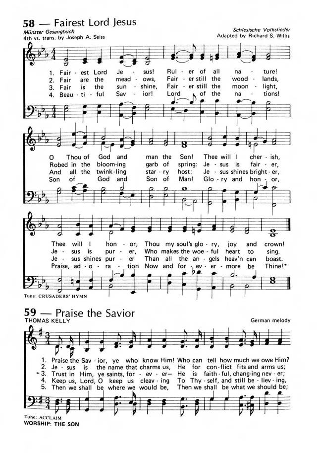 Praise! Our Songs and Hymns page 45