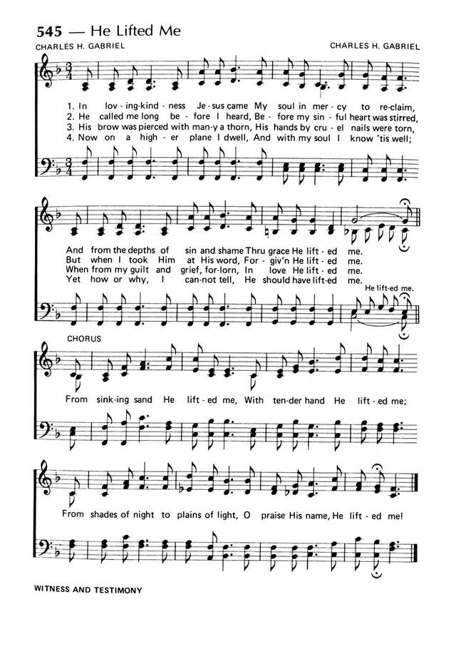 Praise! Our Songs and Hymns page 476