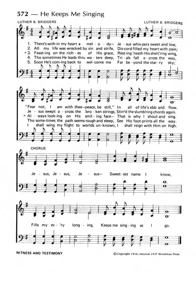 Praise! Our Songs and Hymns page 504