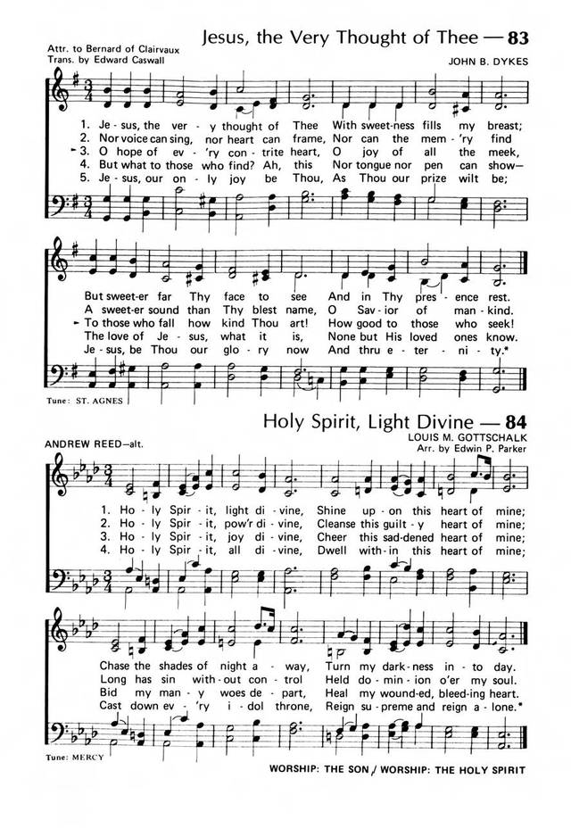 Praise! Our Songs and Hymns page 67