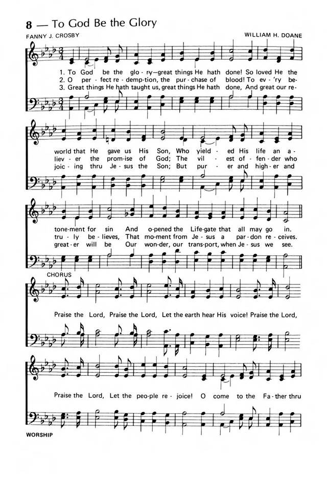 Praise! Our Songs and Hymns page 7