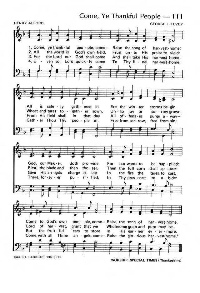 Praise! Our Songs and Hymns page 91