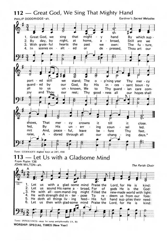 Praise! Our Songs and Hymns page 92