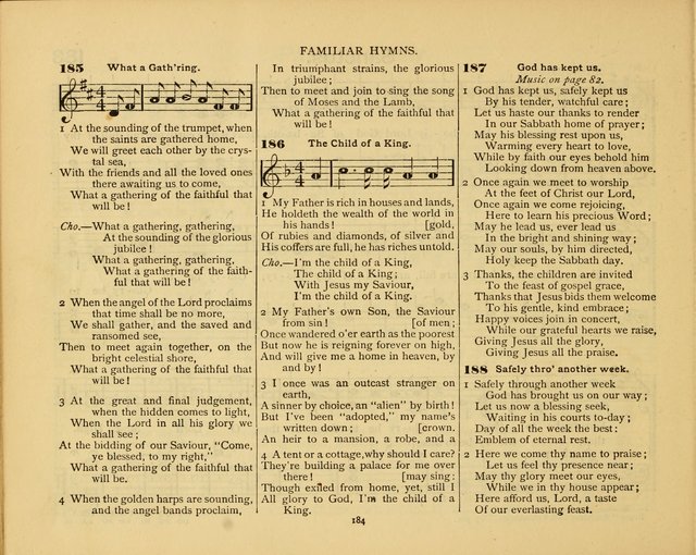 Peerless Praise: a collection of hymns and music for the Sabbath school, with a complete department of elementary instruction in the theory and pract page 140