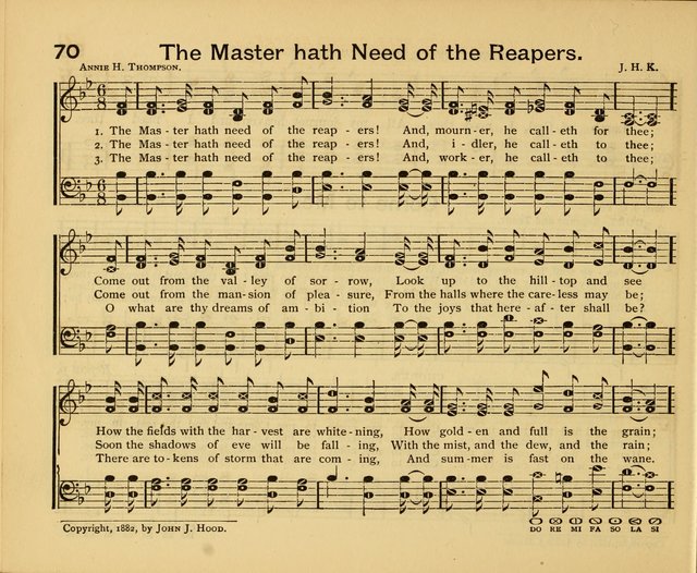 Peerless Praise: a collection of hymns and music for the Sabbath school, with a complete department of elementary instruction in the theory and pract page 26