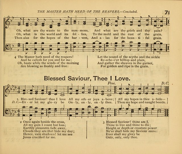 Peerless Praise: a collection of hymns and music for the Sabbath school, with a complete department of elementary instruction in the theory and pract page 27