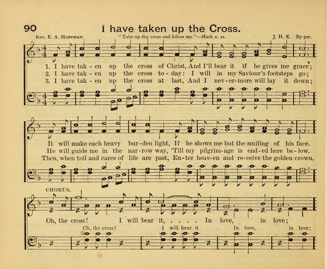 Peerless Praise: a collection of hymns and music for the Sabbath school, with a complete department of elementary instruction in the theory and pract page 46