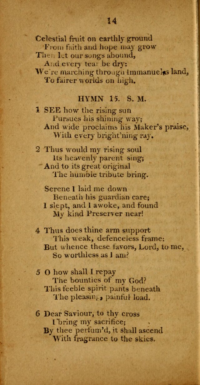 Public, Parlour, and Cottage Hymns. A New Selection page 14