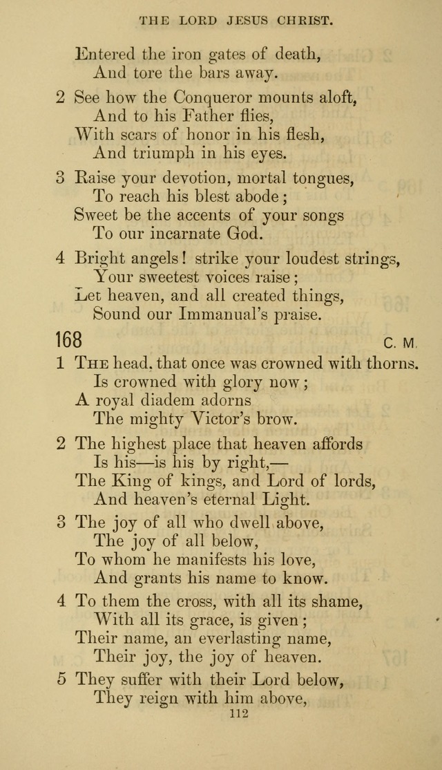 The Presbyterian Hymnal page 112