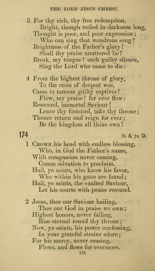 The Presbyterian Hymnal page 116