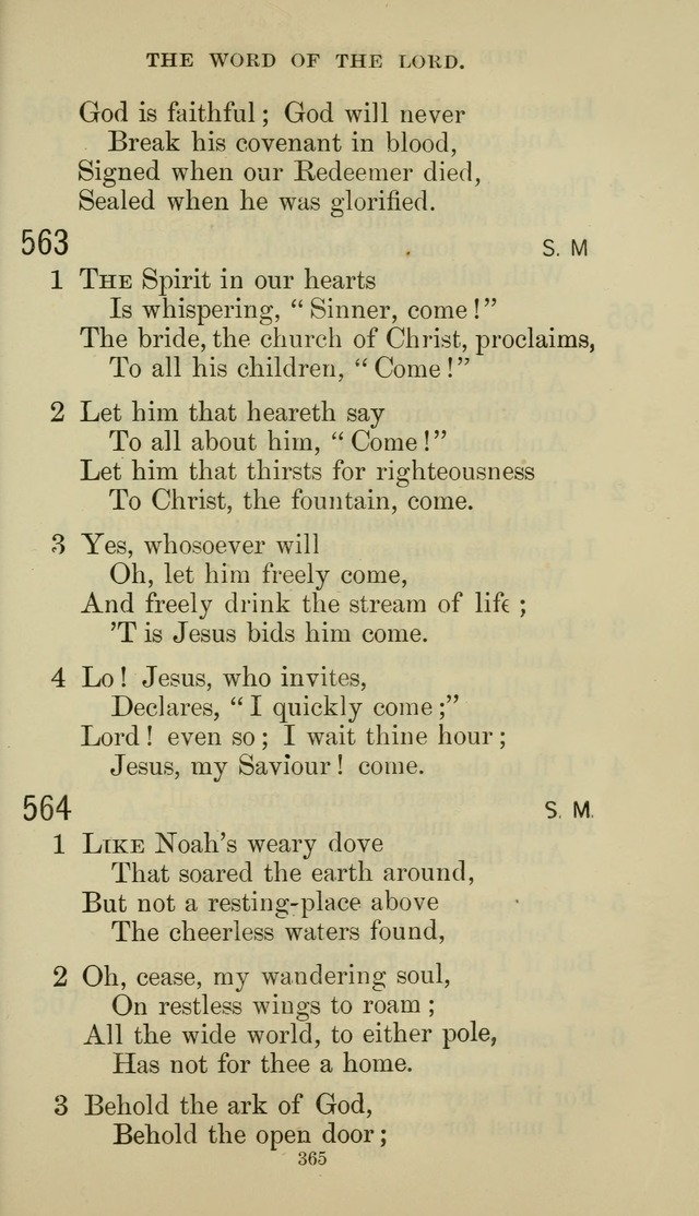 The Presbyterian Hymnal page 365