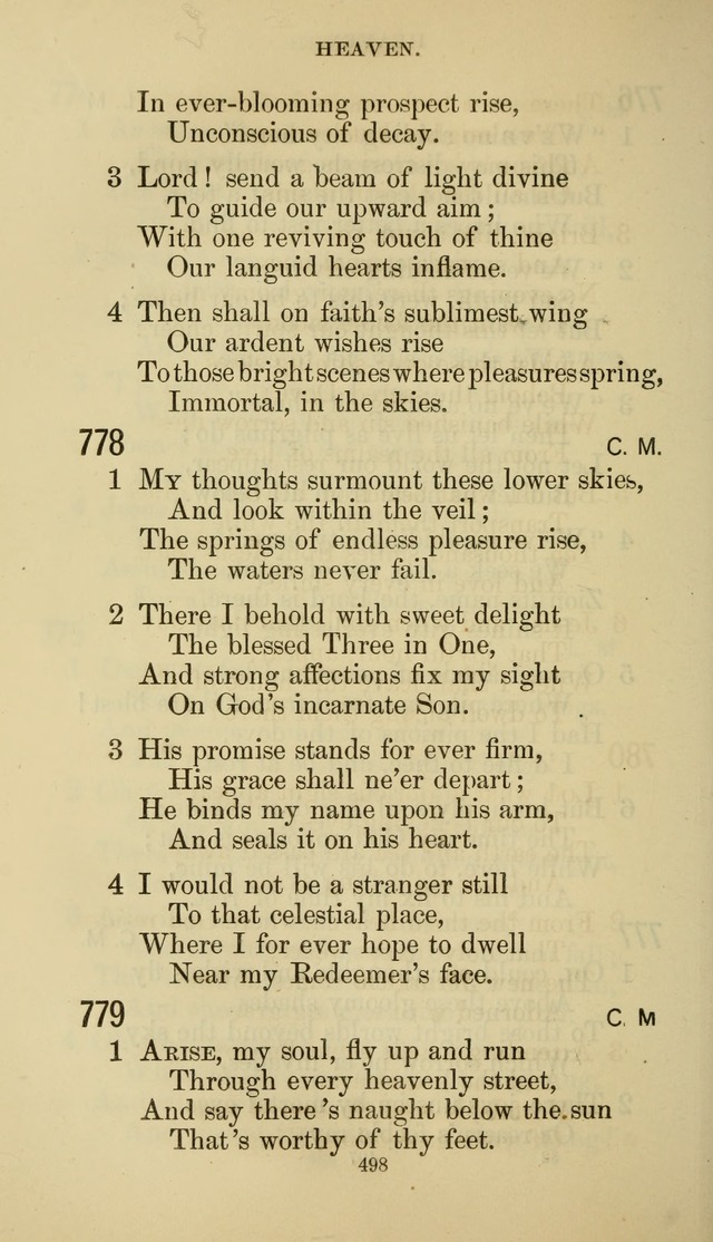 The Presbyterian Hymnal page 498